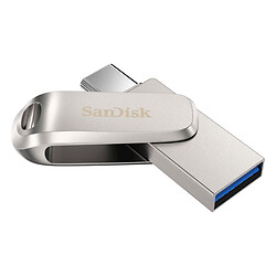 USB Flash SanDisk Dual Luxe, 64 Гб., Серебряный