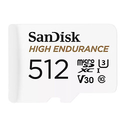 Карта памяти SanDisk High Endurance V30 MicroSDXC UHS-1 U3, 512 Гб.