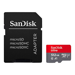 Карта памяти SanDisk Ultra A1 MicroSDXC UHS-1, 512 Гб.