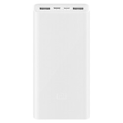 Портативна батарея (Power Bank) Xiaomi PLM18ZM Mi Power Bank 3, 20000 mAh, Білий