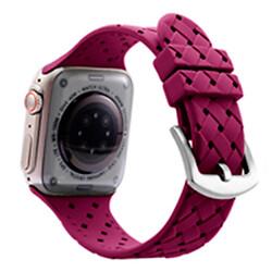 Ремінець Apple Watch 38 / Watch 40, Watch Grid Weave, Бордовий
