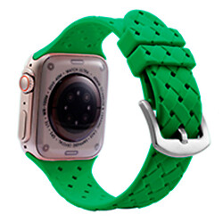 Ремінець Apple Watch 38 / Watch 40, Watch Grid Weave, Apple Green, Зелений