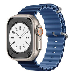 Ремінець Apple Watch 38 / Watch 40, Ocean Band, Light-Deep, Синій