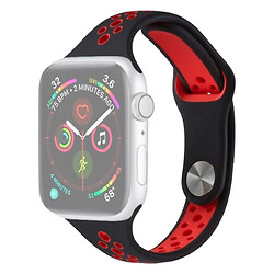 Ремешок Apple Watch 42 / Watch 44, Nike Sport Band, Red-Black, Красный