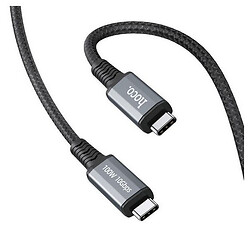USB подовжувач Hoco US01, Type-C, 1.2 м., Чорний