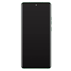 Дисплей (екран) Motorola XT2303 Moto Edge 40, З сенсорним склом, З рамкою, OLED, Зелений