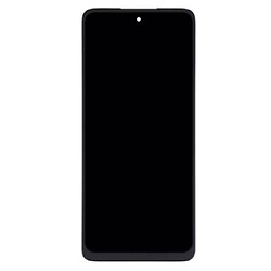 Дисплей (екран) Motorola Moto G54, High quality, З сенсорним склом, З рамкою, Чорний