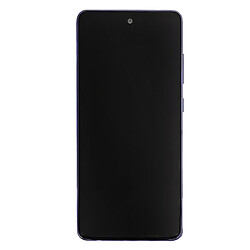 Дисплей (екран) Samsung A525 Galaxy A52 / A526 Galaxy A52, З сенсорним склом, З рамкою, TFT, Фіолетовий