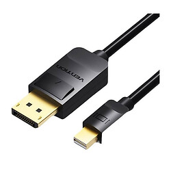 Кабель Vention HAABG, DisplayPort, Mini DisplayPort, 1.5 м., Чорний