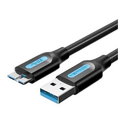 USB кабель Vention COPBG, MicroUSB, 1.5 м., Чорний