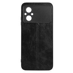 Чехол (накладка) Xiaomi Poco M5, Cosmiс Leather Case, Черный