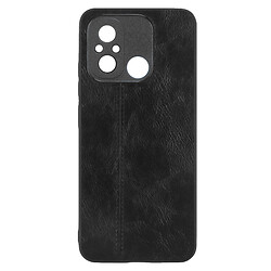 Чехол (накладка) Xiaomi Redmi 12C, Cosmiс Leather Case, Черный