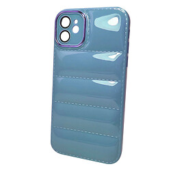 Чохол (накладка) Apple iPhone 12, Down Jacket Frame, Light Blue, Блакитний