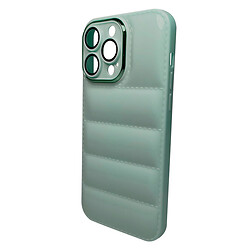Чохол (накладка) Apple iPhone 12 Pro Max, Down Jacket Frame, Mint Green, М'ятний