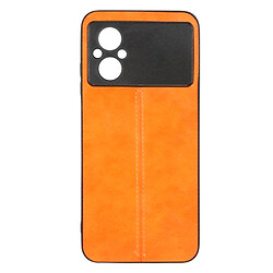Чехол (накладка) Xiaomi Poco M5, Cosmiс Leather Case, Оранжевый