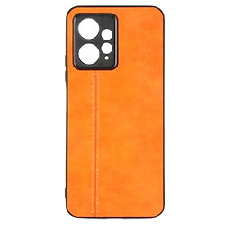 Чехол (накладка) Xiaomi Redmi Note 12, Cosmiс Leather Case, Оранжевый