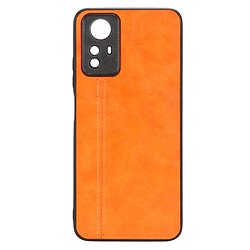 Чехол (накладка) Xiaomi Redmi Note 12S, Cosmiс Leather Case, Оранжевый
