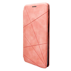 Чохол книжка) Xiaomi Poco X5 5G, Dekker Geometry, Рожевий