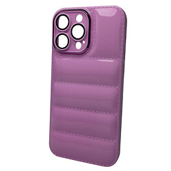 Чохол (накладка) Apple iPhone 15 Pro, Down Jacket Frame, Фіолетовий