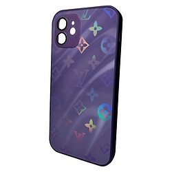 Чехол (накладка) Apple iPhone 13, AG-Glass Gradient LV Frame, Deep Purple, Фиолетовый
