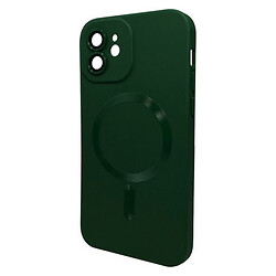 Чохол (накладка) Apple iPhone 12, Cosmic, Forest Green, MagSafe, Зелений