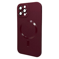 Чохол (накладка) Apple iPhone 12 Pro, Cosmic, Wine Red, MagSafe, Червоний