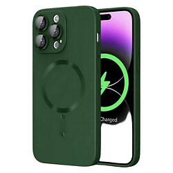 Чохол (накладка) Apple iPhone 14, Cosmic, Forest Green, MagSafe, Зелений