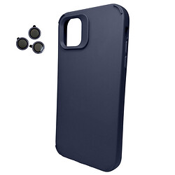 Чохол (накладка) Apple iPhone 12 Pro Max, Cosmic Silky Cam Protect, Deep Blue, Синій
