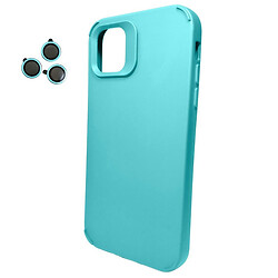 Чехол (накладка) Apple iPhone 12 Pro Max, Cosmic Silky Cam Protect, Ocean Blue, Бирюзовый