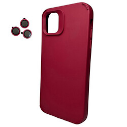 Чохол (накладка) Apple iPhone 12 Pro Max, Cosmic Silky Cam Protect, Wine Red, Червоний