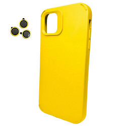 Чохол (накладка) Apple iPhone 12 Pro Max, Cosmic Silky Cam Protect, Жовтий