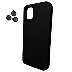 Чохол (накладка) Apple iPhone 12 / iPhone 12 Pro, Cosmic Silky Cam Protect, Чорний