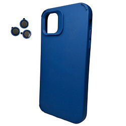 Чохол (накладка) Apple iPhone 12 / iPhone 12 Pro, Cosmic Silky Cam Protect, Синій