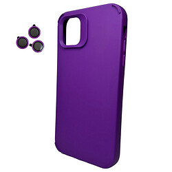 Чехол (накладка) Apple iPhone 12 / iPhone 12 Pro, Cosmic Silky Cam Protect, Deep Purple, Фиолетовый