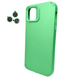 Чехол (накладка) Apple iPhone 12 / iPhone 12 Pro, Cosmic Silky Cam Protect, Зеленый