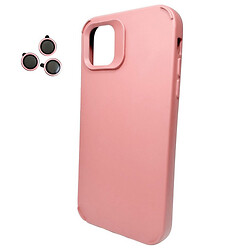 Чохол (накладка) Apple iPhone 12 / iPhone 12 Pro, Cosmic Silky Cam Protect, Рожевий
