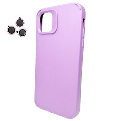 Чехол (накладка) Apple iPhone 12 / iPhone 12 Pro, Cosmic Silky Cam Protect, Фиолетовый