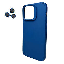 Чохол (накладка) Apple iPhone 13, Cosmic Silky Cam Protect, Синій