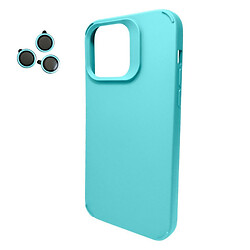 Чехол (накладка) Apple iPhone 13 Pro Max, Cosmic Silky Cam Protect, Ocean Blue, Бирюзовый