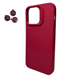 Чехол (накладка) Apple iPhone 13 Pro Max, Cosmic Silky Cam Protect, Wine Red, Красный
