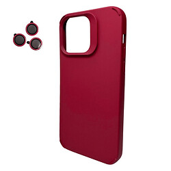 Чохол (накладка) Apple iPhone 13 Pro, Cosmic Silky Cam Protect, Wine Red, Червоний