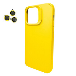 Чохол (накладка) Apple iPhone 13, Cosmic Silky Cam Protect, Жовтий