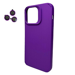 Чохол (накладка) Apple iPhone 14, Cosmic Silky Cam Protect, Deep Purple, Фіолетовий