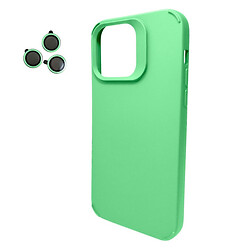 Чохол (накладка) Apple iPhone 14 Pro, Cosmic Silky Cam Protect, Зелений