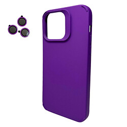 Чохол (накладка) Apple iPhone 14 Pro Max, Cosmic Silky Cam Protect, Deep Purple, Фіолетовий