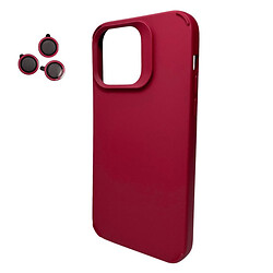 Чехол (накладка) Apple iPhone 14 Pro Max, Cosmic Silky Cam Protect, Deep Red, Красный