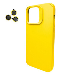 Чохол (накладка) Apple iPhone 14 Pro Max, Cosmic Silky Cam Protect, Жовтий