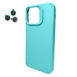 Чехол (накладка) Apple iPhone 14 Pro, Cosmic Silky Cam Protect, Ocean Blue, Бирюзовый