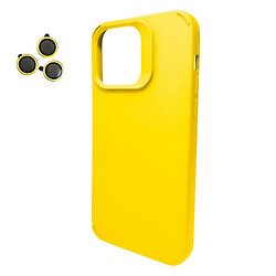 Чохол (накладка) Apple iPhone 14 Pro, Cosmic Silky Cam Protect, Жовтий
