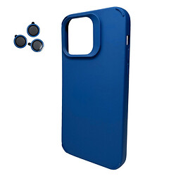 Чохол (накладка) Apple iPhone 15, Cosmic Silky Cam Protect, Синій